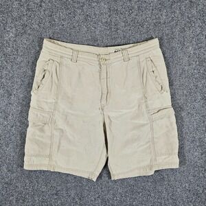 Tommy Bahama Relax Chino Shorts Beige Men's Tagged Size 35‎ Actual 35x08 Flaws